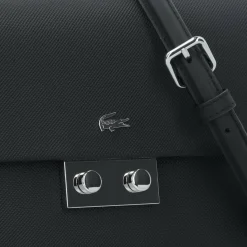 Hot Lacoste Core Essentials Daily City Umhängetasche 21.5 cm noir