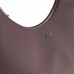 Lacoste Schultertaschen|Henkeltaschen<Core Essentials Daily City Schultertasche 35 cm fudge