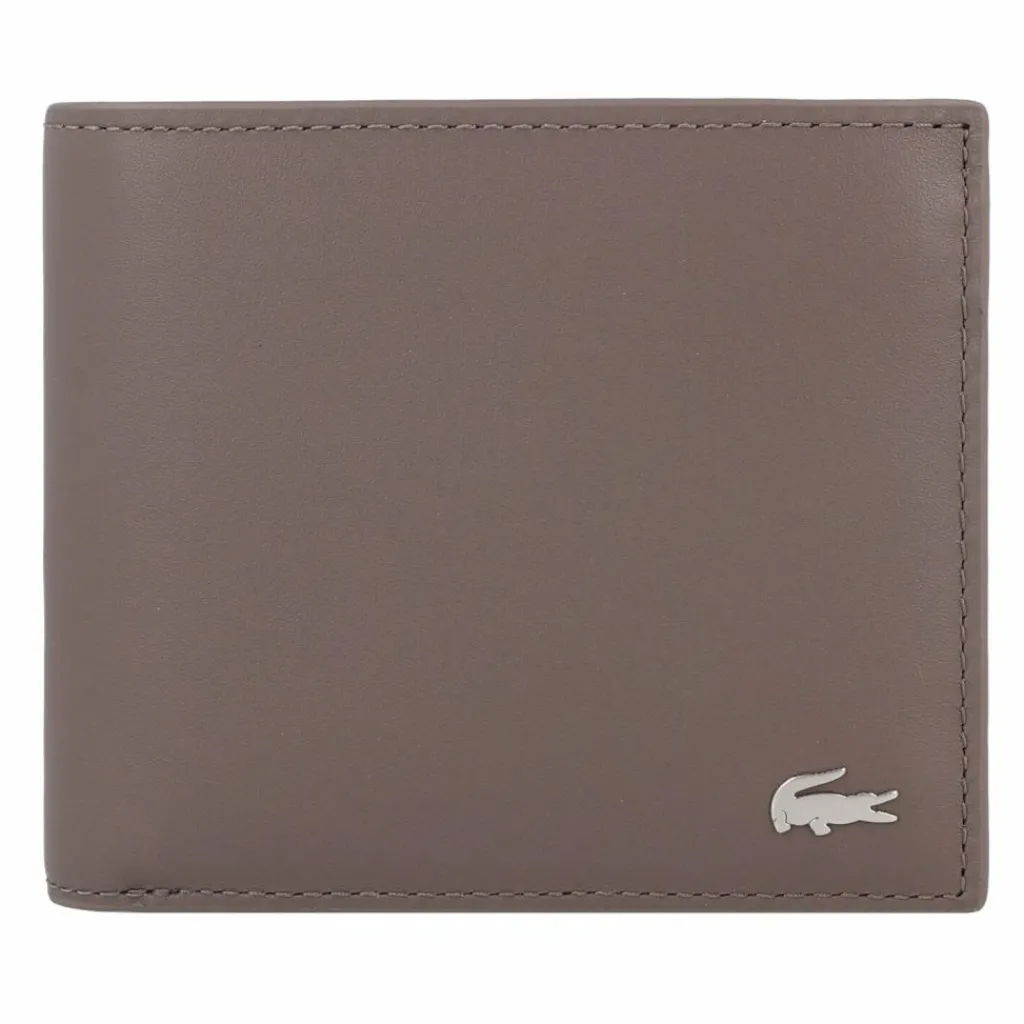 Outlet Lacoste Core Essentials FG Geldbörse Leder 11 cm morel