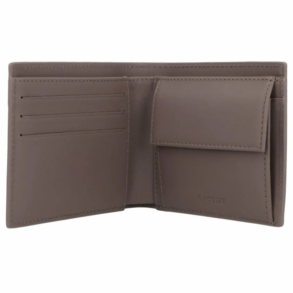 Outlet Lacoste Core Essentials FG Geldbörse Leder 11 cm morel