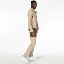 Hot Lacoste Core Essentials Men S Classic Umhängetasche 15 cm morel