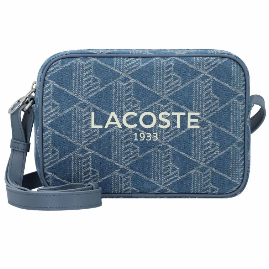 Outlet Lacoste Heritage Jacquard Mini Bag Umhängetasche 17 cm mono jacquard denim
