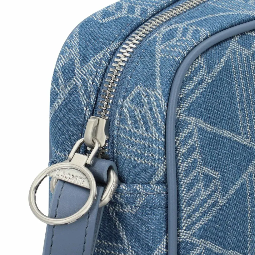 Outlet Lacoste Heritage Jacquard Mini Bag Umhängetasche 17 cm mono jacquard denim