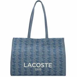 New Lacoste Heritage Jacquard Shopper Tasche 40 cm mono jacquard denim