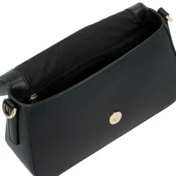 Clearance Lacoste LG Casual Schultertasche S Leder 23 cm noir