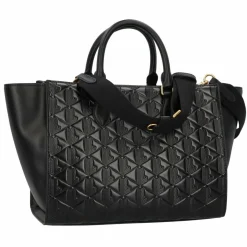 Discount Lacoste Maheki Shopper Tasche Leder 43 cm noir