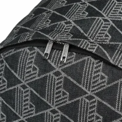 Lacoste Monogram Neocroc Daypack 43 cm Laptopfach mono jacquard denim noir