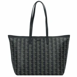 Discount Lacoste Monogram Zely Shopper Tasche 37 cm mono noir beige