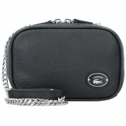 Discount Lacoste Origin Croc Umhängetasche Leder 16 cm noir