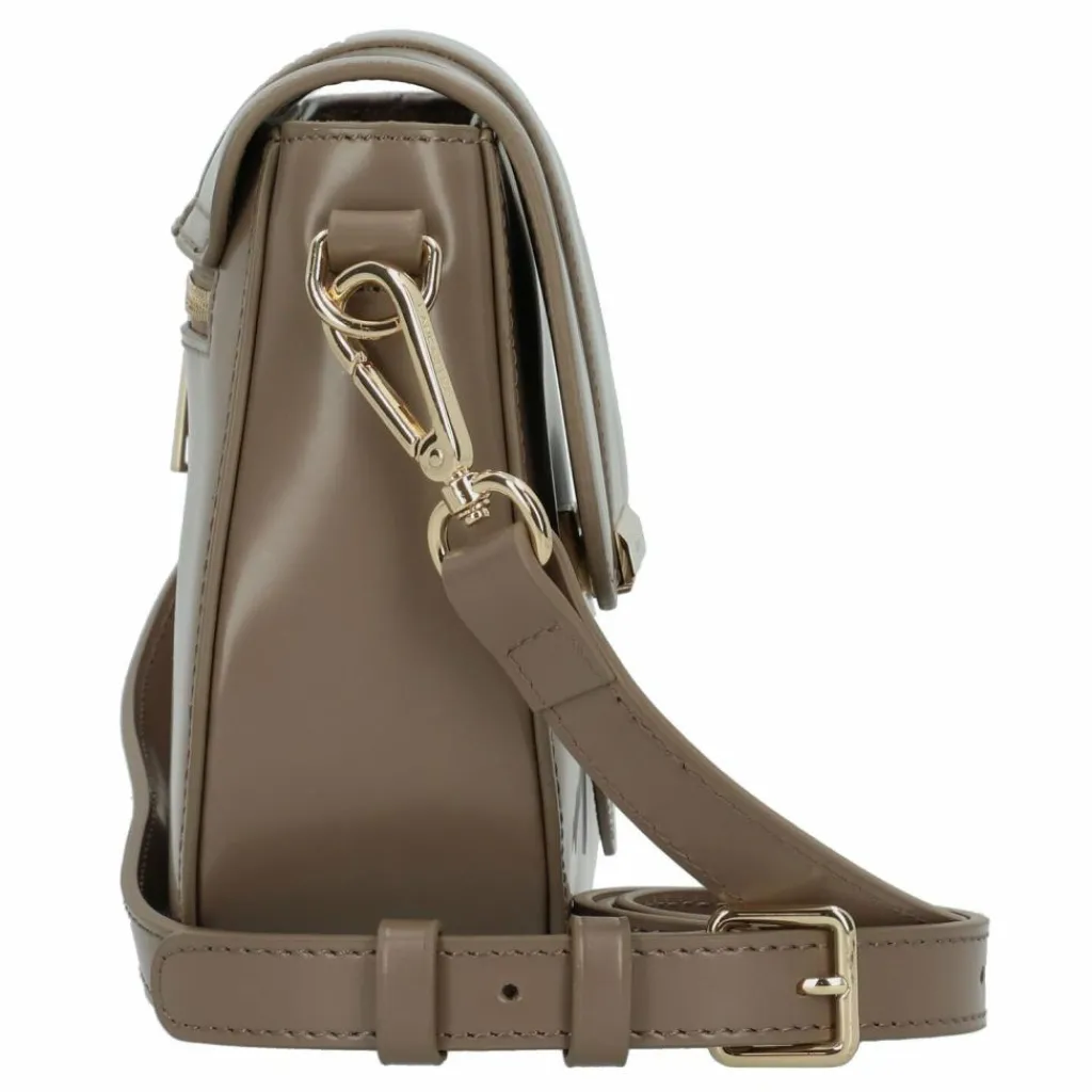 New Lancaster Gelato Ily Umhängetasche Leder 22 cm taupe