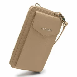 Outlet Lazarotti Bologna Leather Handytasche Leder 11 cm sand
