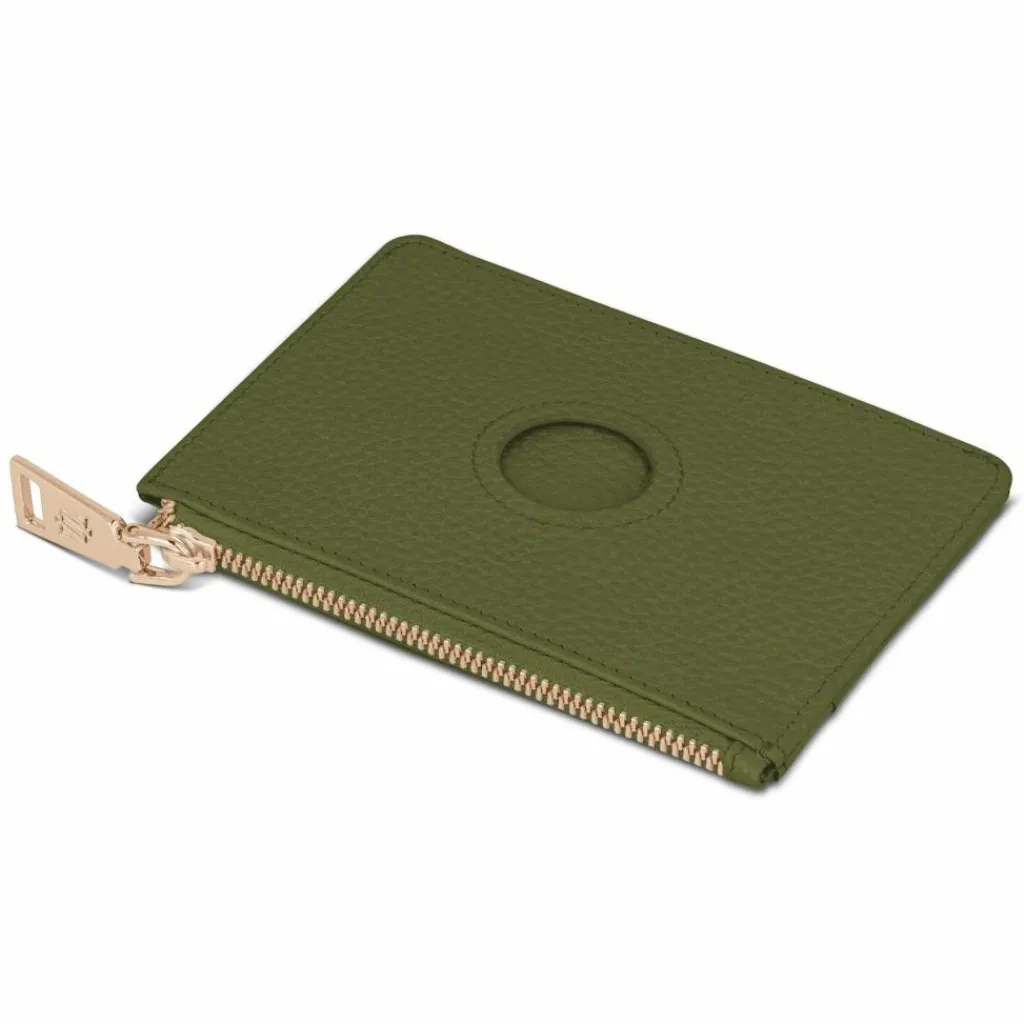 Best Lazarotti Bologna Leather Schlüsseletui Leder 11,5 cm mit Air Tag Fach olive