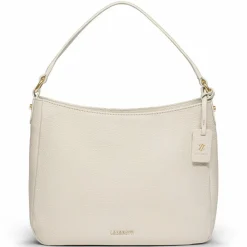 Lazarotti Bologna Leather Schultertasche Leder 27 cm cream