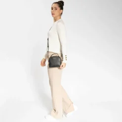 Lazarotti Henkeltaschen<Bologna Leather Handtasche Leder 17 cm black