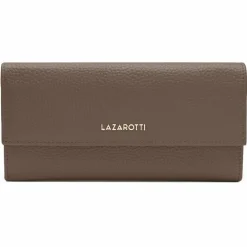 Lazarotti Damengeldbörsen Querformat<Bologna Leather Geldbörse Leder 19 cm taupe