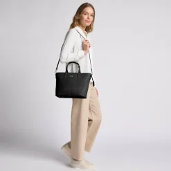 Hot Lazarotti Bologna Leather Shopper Tasche Leder 31 cm black