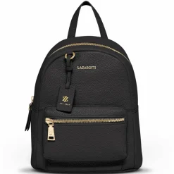 Clearance Lazarotti Bologna Leather City Rucksack Leder 27 cm black