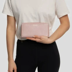 Sale Lazarotti Bologna Leather Geldbörse Leder 19 cm rose