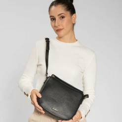 Lazarotti Umhängetaschen<Bologna Leather Umhängetasche Leder 25 cm black