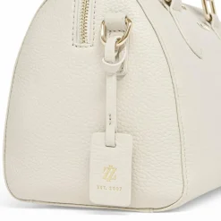 Clearance Lazarotti Bologna Leather Handtasche Leder 26 cm cream