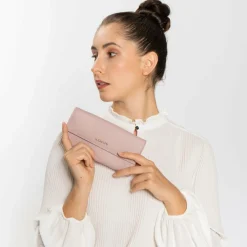 Online Lazarotti Bologna Leather Geldbörse Leder 19 cm rose