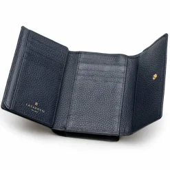 Lazarotti Damengeldbörsen Querformat<Bologna Leather Geldbörse Leder 14 cm navy