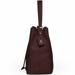 Lazarotti Schultertaschen|Henkeltaschen<Bologna Leather Beuteltasche Leder 25 cm burgundy