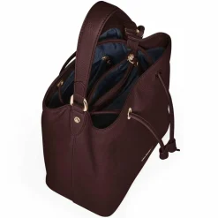 Lazarotti Schultertaschen|Henkeltaschen<Bologna Leather Beuteltasche Leder 25 cm burgundy