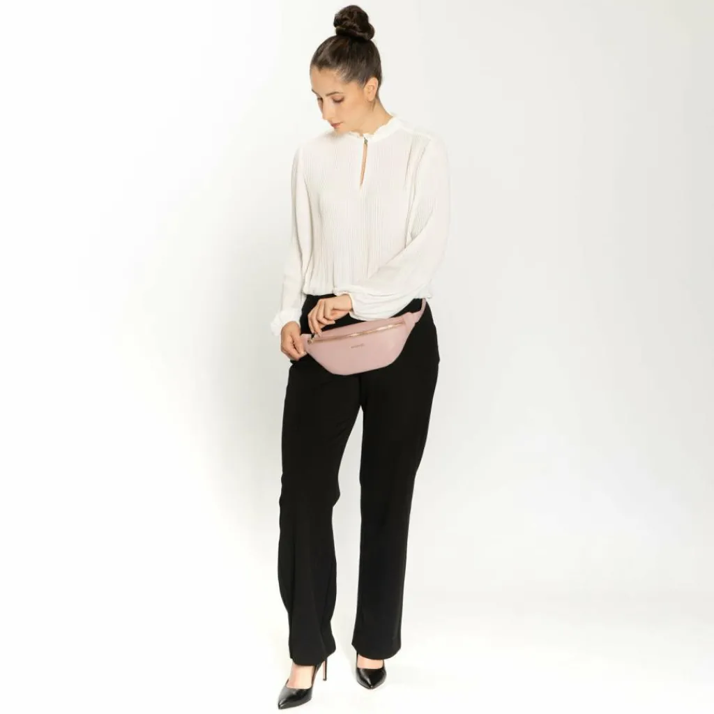 Sale Lazarotti Bologna Leather Gürteltasche Leder 31 cm rose