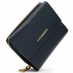 Online Lazarotti Bologna Leather Geldbörse Leder 12 cm navy