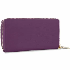Lazarotti Damengeldbörsen Querformat<Bologna Leather Geldbörse RFID Schutz Leder 20 cm purple