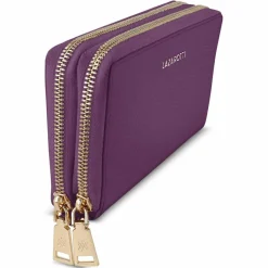 Lazarotti Damengeldbörsen Querformat<Bologna Leather Geldbörse RFID Schutz Leder 20 cm purple