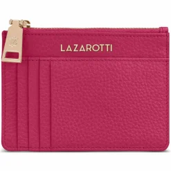 Lazarotti Schlüsseletuis<Bologna Leather Schlüsseletui Leder 11,5 cm mit Air Tag Fach hot pink