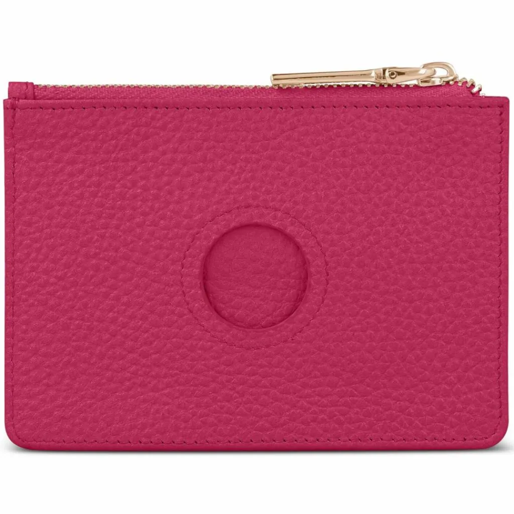 Lazarotti Schlüsseletuis<Bologna Leather Schlüsseletui Leder 11,5 cm mit Air Tag Fach hot pink