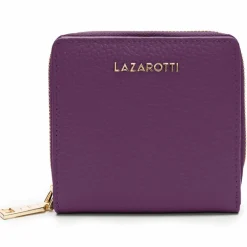 Online Lazarotti Bologna Leather Geldbörse Leder 10 cm purple