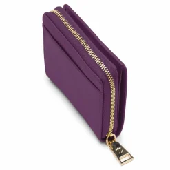 Online Lazarotti Bologna Leather Geldbörse Leder 10 cm purple