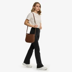 Lazarotti Umhängetaschen<Bologna Leather Umhängetasche Leder 25 cm brown