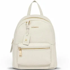 Sale Lazarotti Bologna Leather City Rucksack Leder 27 cm cream