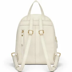 Sale Lazarotti Bologna Leather City Rucksack Leder 27 cm cream