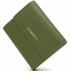 Outlet Lazarotti Bologna Leather Geldbörse Leder 12 cm olive