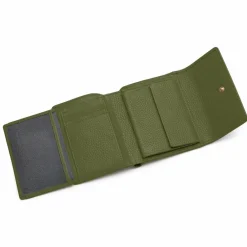 Outlet Lazarotti Bologna Leather Geldbörse Leder 12 cm olive