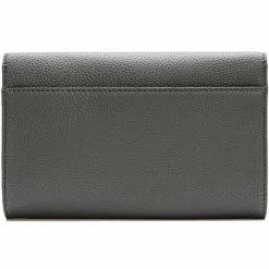 Clearance Lazarotti Bologna Leather Clutch Tasche Leder 23 cm grey