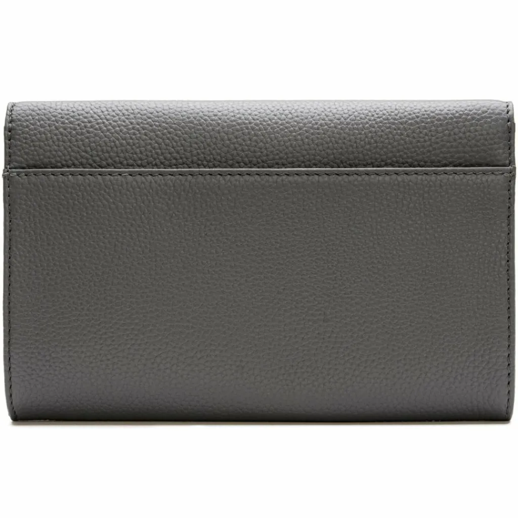Clearance Lazarotti Bologna Leather Clutch Tasche Leder 23 cm grey