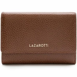 New Lazarotti Bologna Leather Geldbörse Leder 14 cm brown