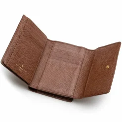 New Lazarotti Bologna Leather Geldbörse Leder 14 cm brown