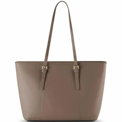 Lazarotti Shopper|Schultertaschen<Bologna Leather Shopper Tasche Leder 35 cm taupe