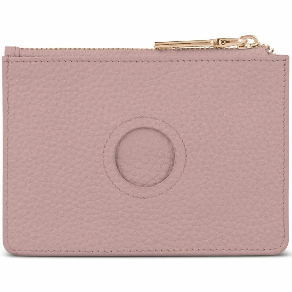 Outlet Lazarotti Bologna Leather Schlüsseletui Leder 11,5 cm mit Air Tag Fach rose