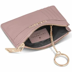 Outlet Lazarotti Bologna Leather Schlüsseletui Leder 11,5 cm mit Air Tag Fach rose