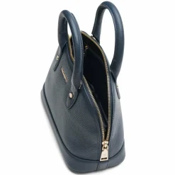 Lazarotti Bologna Leather Handtasche Leder 24 cm navy 2