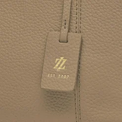 Online Lazarotti Bologna Leather Beuteltasche Leder 25 cm sand